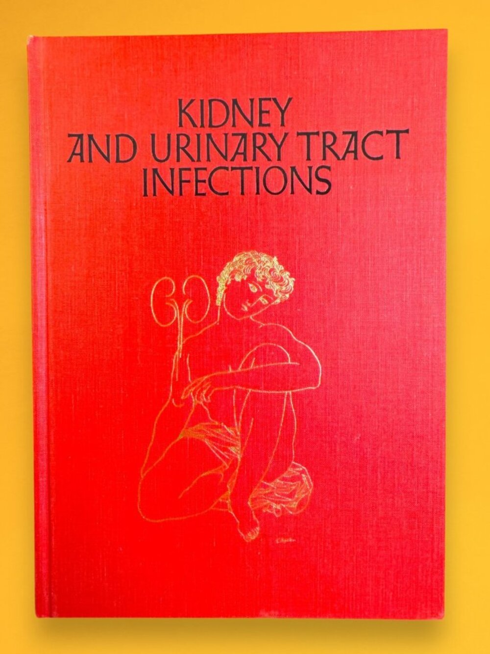 Kidney And Urinary Tract Infections Hardcover Book By Lilly Research - 1971 Vint